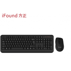 方正(iFound)W6208PLUS键盘鼠标套装无线 键鼠套装办公 无线鼠标键盘便携usb电脑键盘台式笔记本外接键盘通用